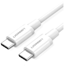 Дата кабель USB-C to USB-C 1.5m US264 18W ABS Cover White Ugreen (60519)