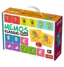 Настільна гра Trefl Мемо Класичні. Рухайся та грай (Memos Classic&plus. Move and play) (02271)