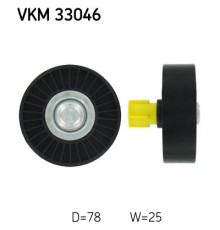 Ролик натягувача ременя SKF VKM 33046