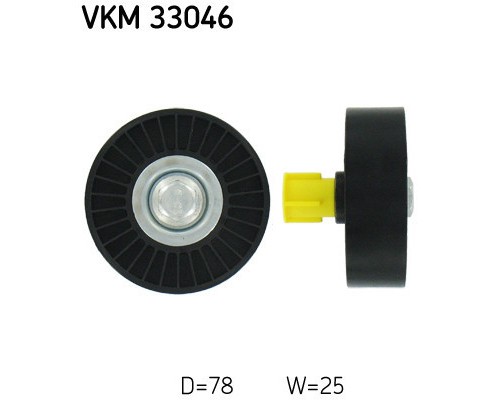 Ролик натягувача ременя SKF VKM 33046