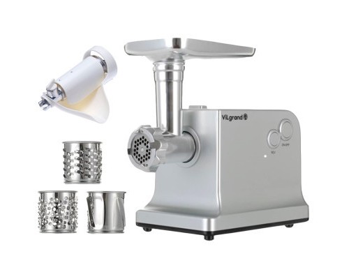 М'ясорубка Vilgrand V221-PMG silver