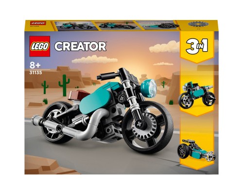 Конструктор LEGO Creator Вінтажний мотоцикл 128 деталей (31135)