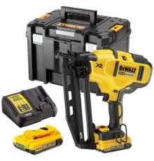 Цвяхозабивач DeWALT 18В, діаметр/довжина цвяха 1.25/54 мм, 2 АКБ, ЗП, кейс (DCN660D2)