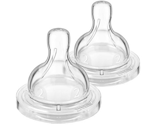 Соска Philips AVENT Анти-Колік, повільний потік 1+ міс 2 шт (SCY762/02)