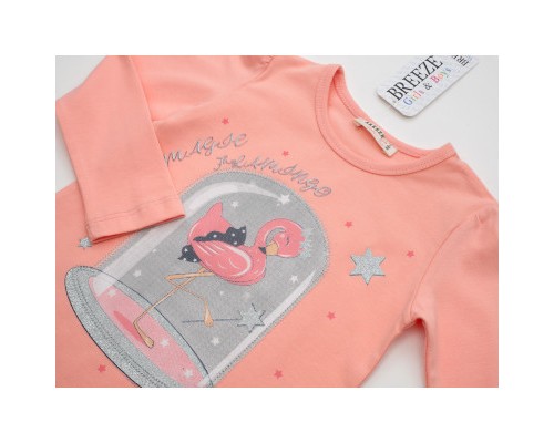 Набір дитячого одягу Breeze з фламінго (12772-92G-peach)