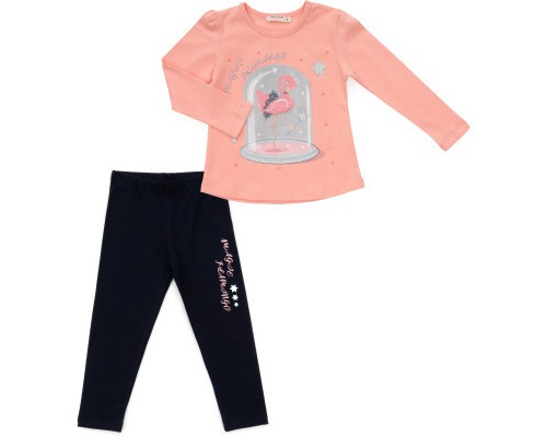 Набір дитячого одягу Breeze з фламінго (12772-92G-peach)