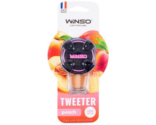 Ароматизатор для автомобіля WINSO Tweeter Peach 8мл (533190) 