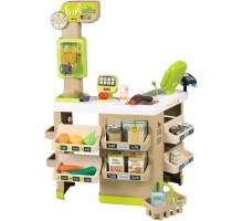 Ігровий набір Smoby Інтерактивний супермаркет Фреш з кошиком та сканером зі світловими та звуковими ефектами (350233)