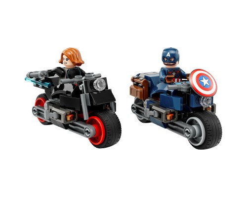 Конструктор LEGO Marvel Мотоцикли Чорної Вдови й Капітана Америка 130 деталей (76260)