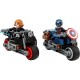 Конструктор LEGO Marvel Мотоцикли Чорної Вдови й Капітана Америка 130 деталей (76260)