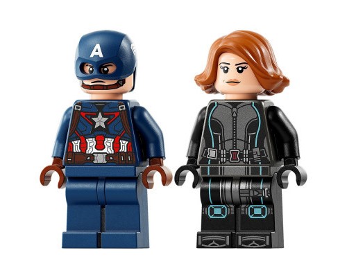 Конструктор LEGO Marvel Мотоцикли Чорної Вдови й Капітана Америка 130 деталей (76260)