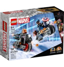 Конструктор LEGO Marvel Мотоцикли Чорної Вдови й Капітана Америка 130 деталей (76260)