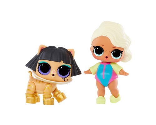 Фігурка L.O.L. Surprise! серії OPP Tot + Pet - Серфер Бейбі і Мяу (987819)