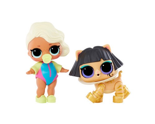 Фігурка L.O.L. Surprise! серії OPP Tot + Pet - Серфер Бейбі і Мяу (987819)