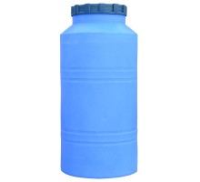 Ємність для води Пласт Бак вертикальна харчова 200 л синя (12429)