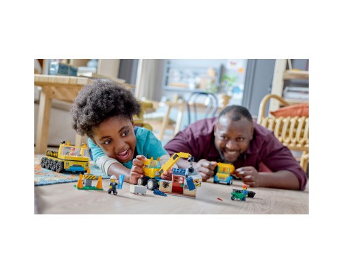 Конструктор LEGO City Будівельна вантажівка й кулястий кран-таран 235 деталей (60391)