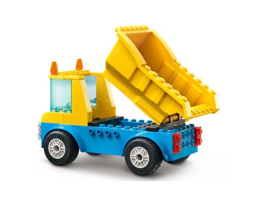 Конструктор LEGO City Будівельна вантажівка й кулястий кран-таран 235 деталей (60391)