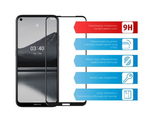Скло захисне ACCLAB Full Glue Nokia 3.4 (1283126511516)