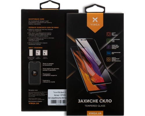 Скло захисне Vinga Tecno KI5q (Spark 10) (VGTKI5Q)