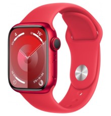 Смарт-годинник Apple Watch Series 9 GPS 41mm (PRODUCT)RED Aluminium Case with (PRODUCT)RED Sport Band - S/M (MRXG3QP/A)