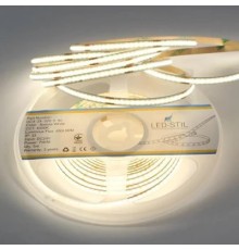 Світлодіодна стрічка LED-STIL 4000K 7 Вт/м COB 320 діодів IP33 24 Вольта 650 lm нейтральне світло, вузька (UC4-24-320-5-90)