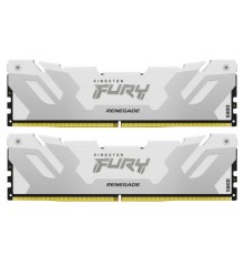 Модуль пам'яті для комп'ютера DDR5 32GB (2x16GB) 6000 MHz Renegade White Kingston Fury (ex.HyperX) (KF560C32RWK2-32)