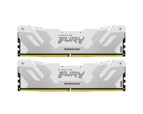 Модуль пам'яті для комп'ютера DDR5 32GB (2x16GB) 6000 MHz Renegade White Kingston Fury (ex.HyperX) (KF560C32RWK2-32)