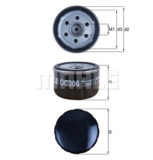 Фільтр масляний Mahle OC306
