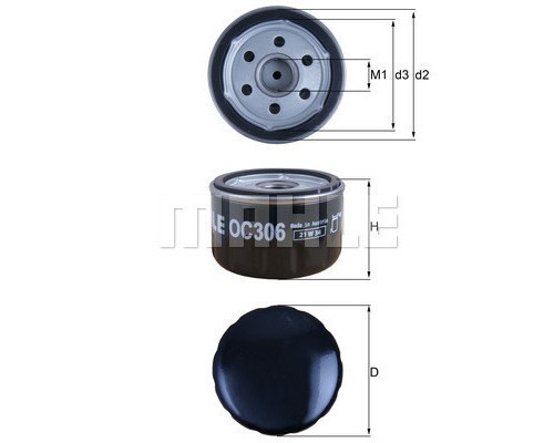 Фільтр масляний Mahle OC306