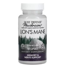 Трави Fungi Perfecti Їжачок гребінчастий, Підтримка пам'яті та нервів, Lion's Mane, (FPI-03162)