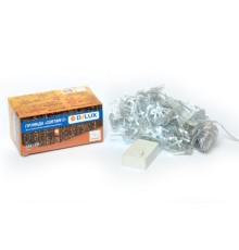 Гірлянда Delux Curtain С 256LED 3х2 м білий/прозорий IP20 (90017995)