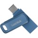 USB флеш накопичувач SanDisk 128GB Ultra Dual Drive Go Navy Blue USB 3.1 Type-C (SDDDC3-128G-G46NB) 