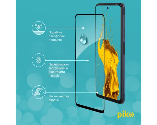 Скло захисне Piko Full Glue Tecno Pova (1283126515248)