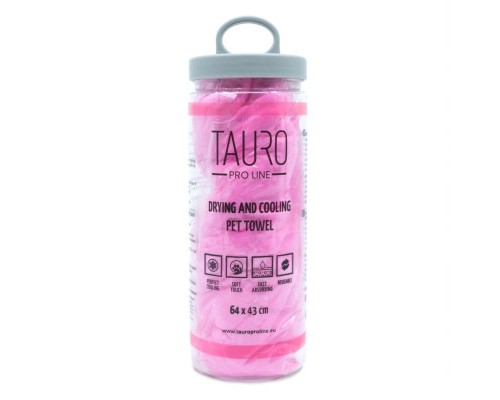 Рушник для тварин Tauro Pro Line для сушки та охолодження 64х43 см рожевий (JOY63239) Рушник для тварин Tauro Pro Line для сушки та охолодження 64х43 см рожевий (JOY63239)