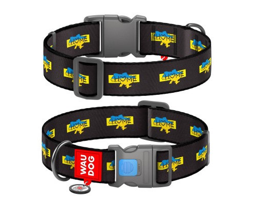 Нашийник для тварин WAUDOG Nylon з QR паспортом 