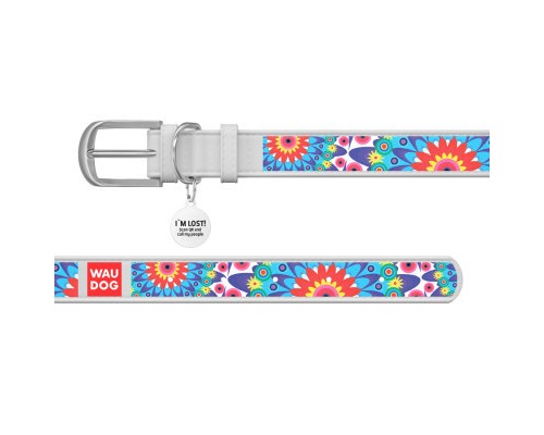 Нашийник для тварин WAUDOG Design з QR паспортом 