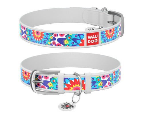 Нашийник для тварин WAUDOG Design з QR паспортом 