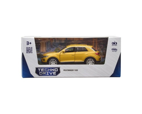 Машина TechnoDrive Volkswagen T-Roc 2017 золотий (250345U)