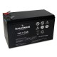Батарея до ДБЖ TECNOWARE 12V-7.2Ah (EACPE12V7A2TWP) 