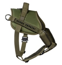 Шлея для собак WAUDOG PRO металевий фастекс XS В 35-45 см хакі (689031)