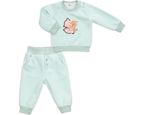 Спортивний костюм дитячий Breeze флісовий (19470-F-68G-green)