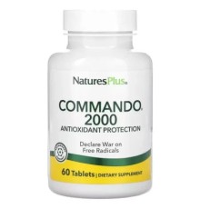Антиоксидант Natures Plus Антиоксидантний захист, Commando 2000, 60 таблеток (NAP-04965)