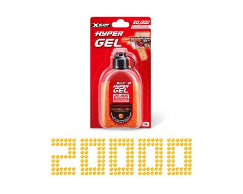 Іграшкова зброя Zuru Набір з 20 000 гелевих патронів X-SHOT Hyper Gel (36625R)