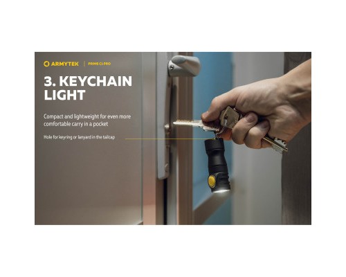 Ліхтар Armytek Prime C1 Pro Marnet USB Warm (F07901W)