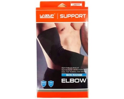 Фіксатор ліктя LiveUp Elbow Support LS5771-SM чорний Уні S/M (2018011000160)