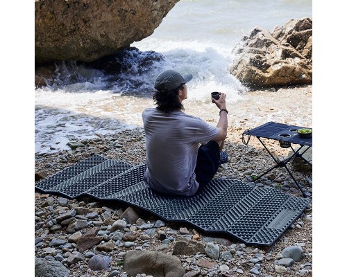 Туристичний килимок Naturehike IXPE CNK2300DZ017 алюмінієва плівка 200 x 65 х 2 см темно-блакитний (6976023923197)