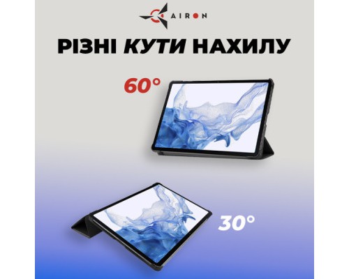 Чохол до планшета AirOn Premium Samsung Galaxy Tab S9/S9 FE 10.9'' 2023 + Film black (4822352781110)