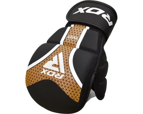 Рукавички для MMA RDX Shooter Aura Plus T-17 Black Golden M (GSR-T17BGL-M+)