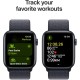 Смарт-годинник Apple Watch SE 2024 GPS 40mm Midnight Aluminium Case with Ink Sport Loop (MXEA3QH/A)