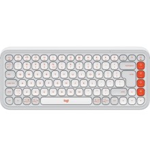 Клавіатура Logitech POP Icon Keys Bluetooth UA Off-White (920-013072)